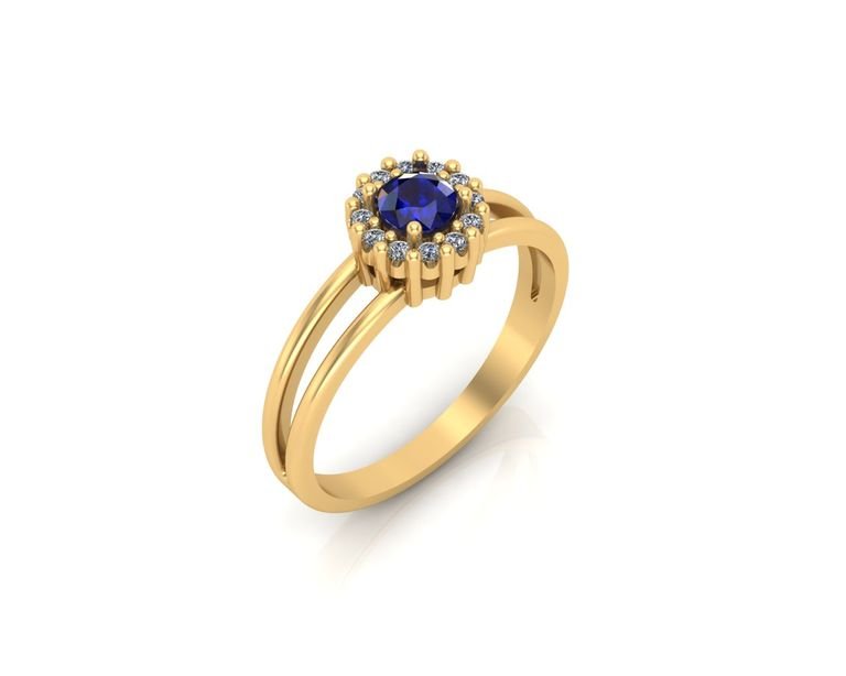 Anel de Formatura Aro Duplo