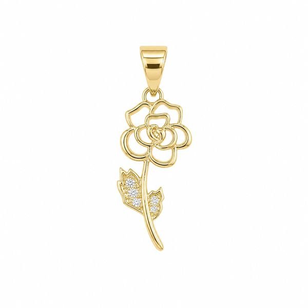 Pingente de rosa